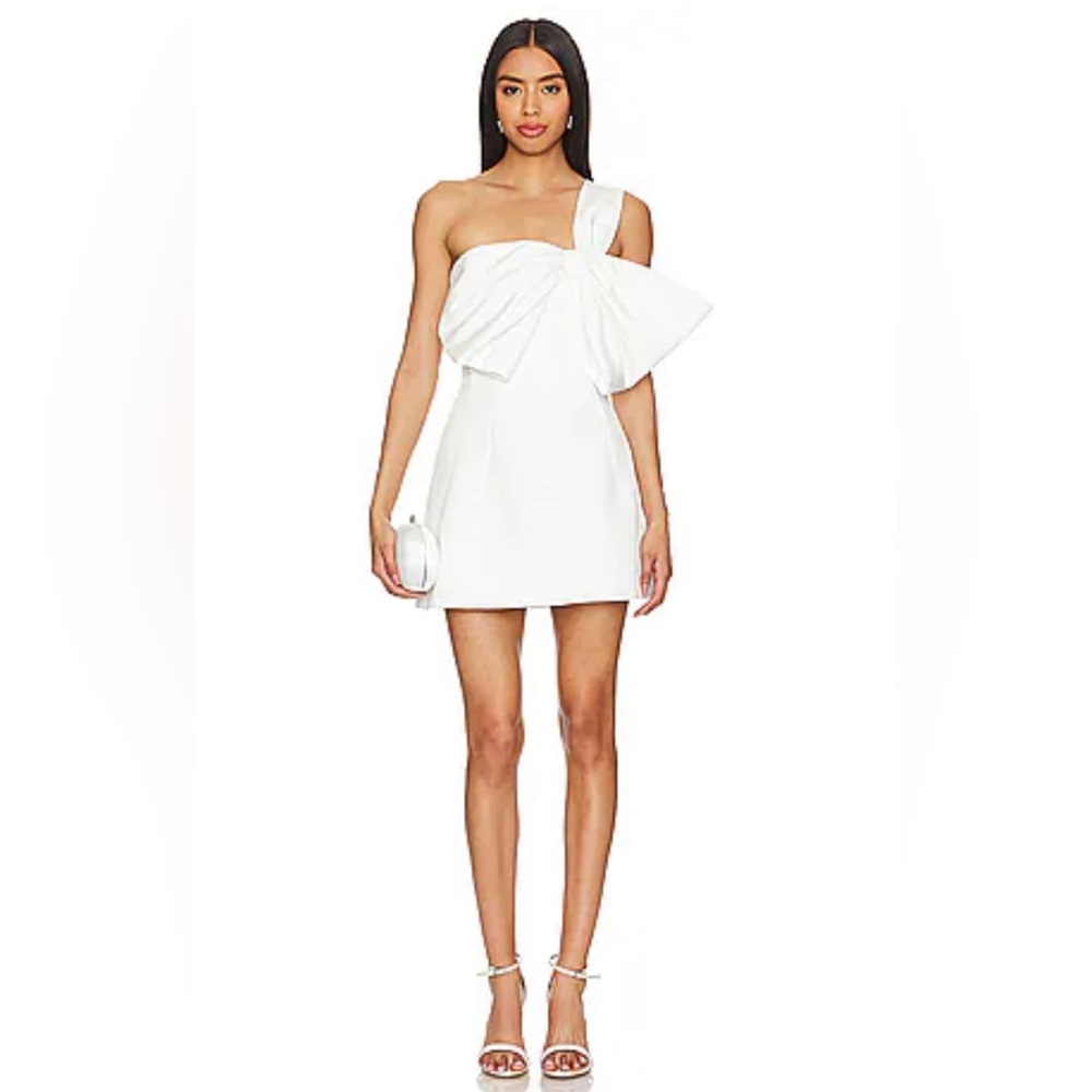 BELLA MINI DRESS IN ORCHID WHITE